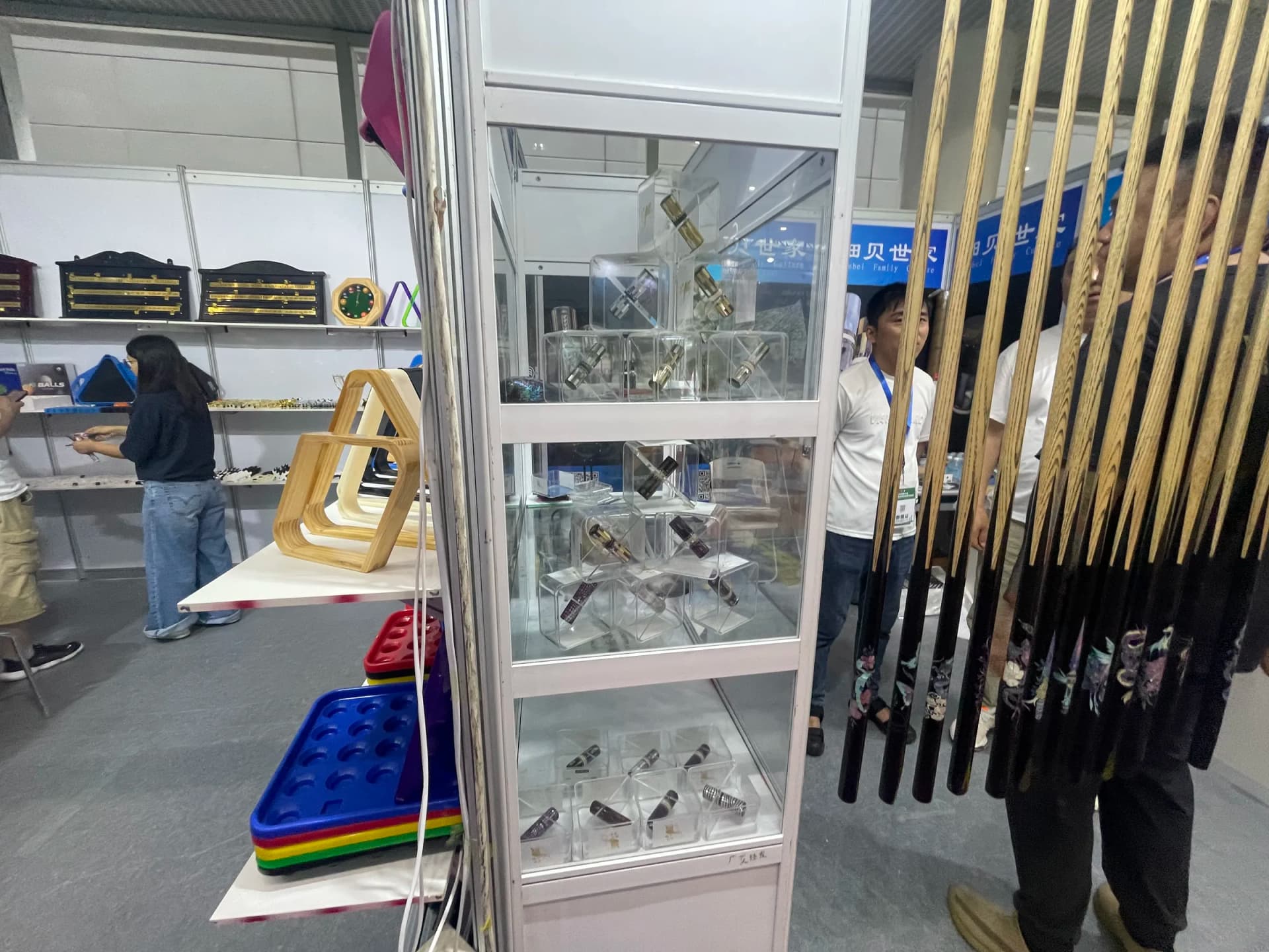 DIANBEI booth at the 2025 Guangzhou Billiards Expo